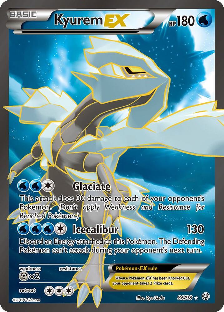 Kyurem EX (86 Full Art) - XY - Ancient Origins (AOR)(M/NM)