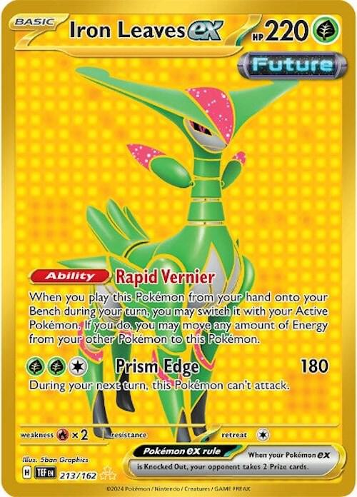 Iron Leaves Ex (213/162) - SV05: Temporal Forces (TEF)