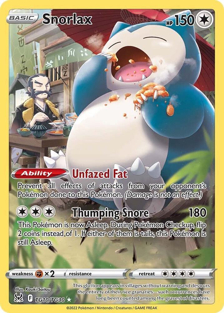 Snorlax (TG10/TG30) - SWSH11: Lost Origin Trainer Gallery