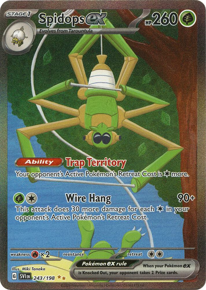 Spidops ex (243/198) - SV01: Scarlet & Violet Base Set (SV1)