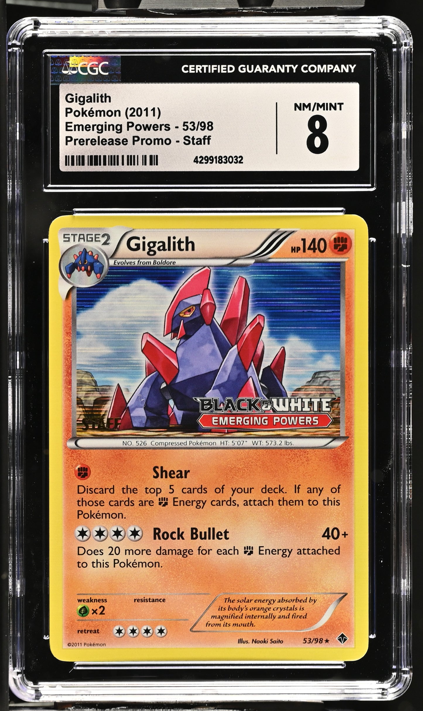 Gigalith #53/98 MINT 8