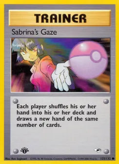 Sabrina's Gaze - Gym Heroes (G1) - First Edition