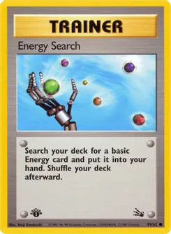 Energy Search - 59/62 - Fossil (FO) - First Edition