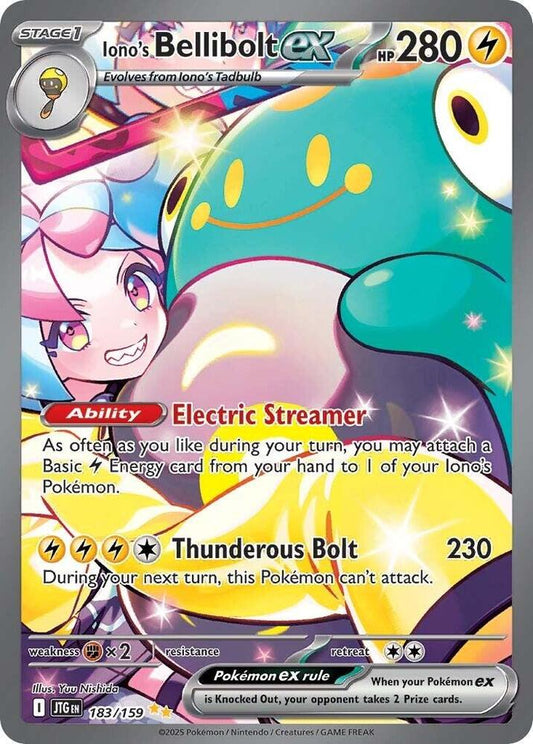 Iono's Bellibolt Ex (183/159) - SV09: Journey Together
