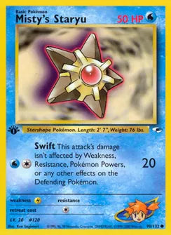 Misty's Staryu - Gym Heroes (G1) - First Edition