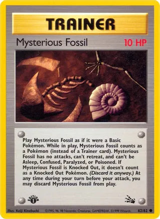 Mysterious Fossil - 62/62 - Fossil (FO) - First Edition