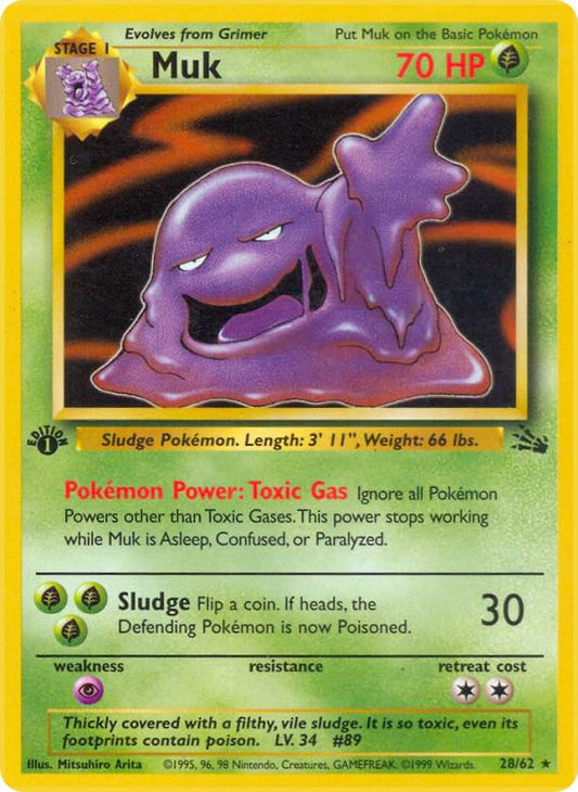 Muk (28) - Fossil (FO) - First Edition (M/NM)