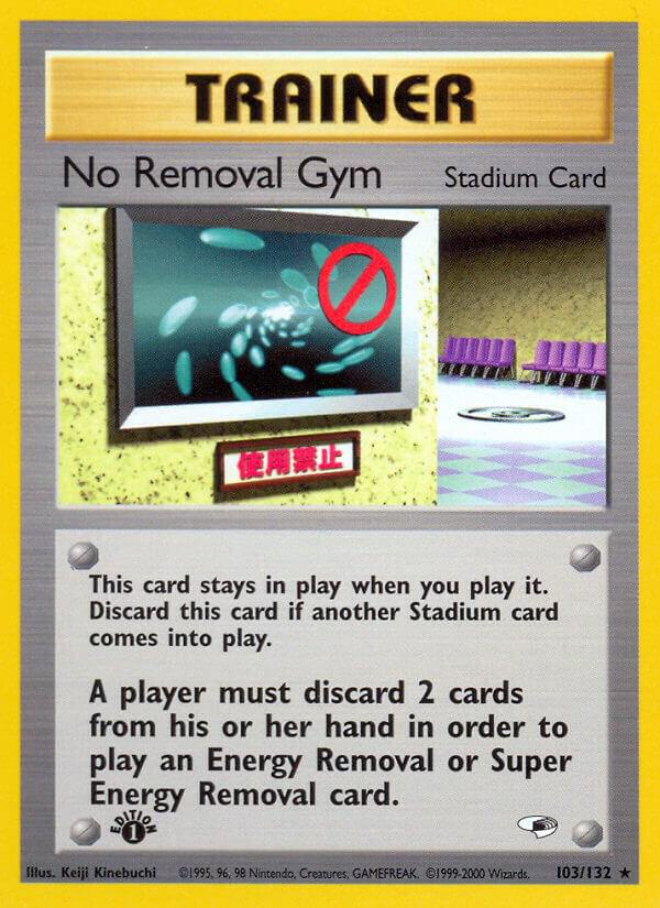 No Removal Gym - Gym Heroes (G1) - First Edition (M/NM)